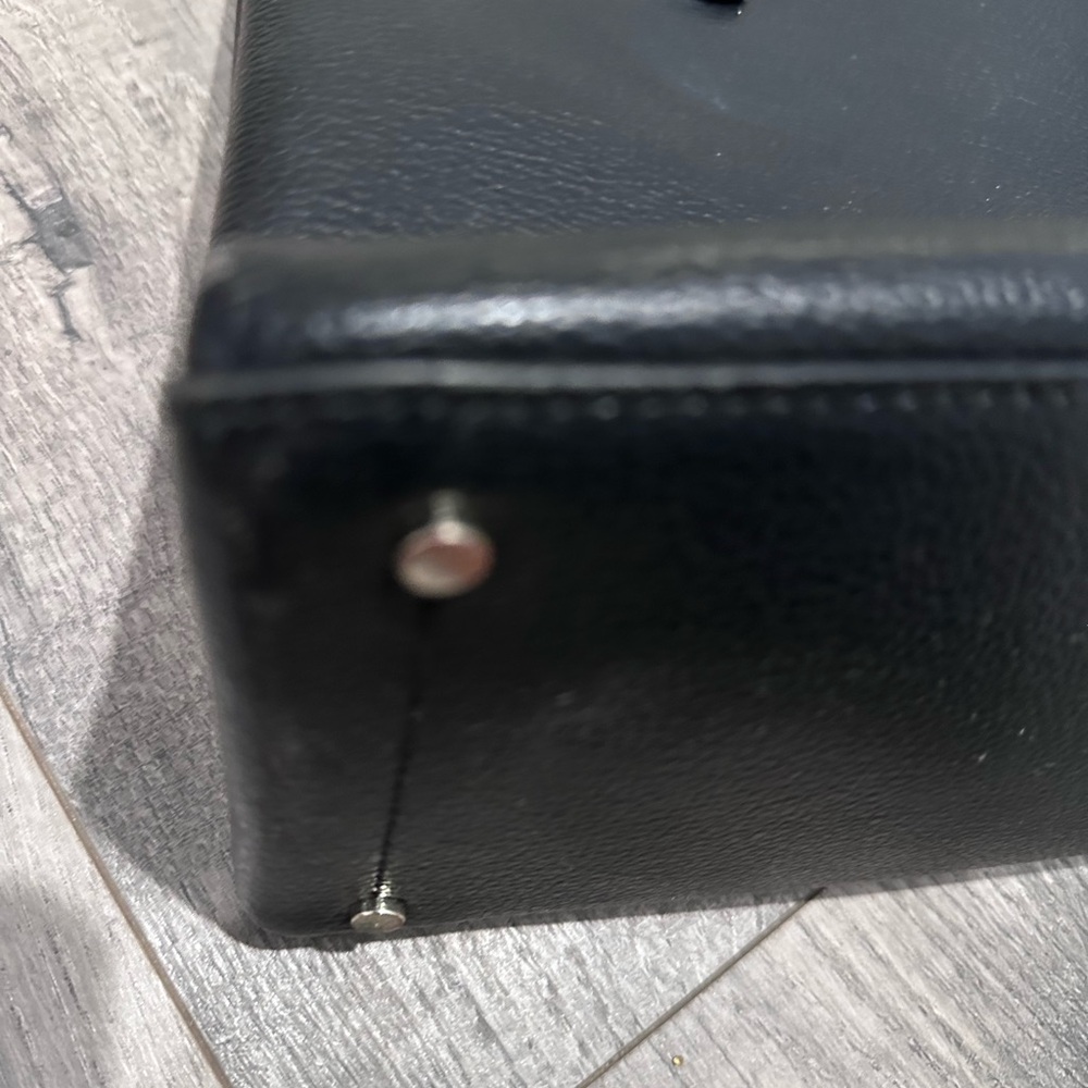 Kate Spade Black Leather Tote Bag - Picture 8 of 10
